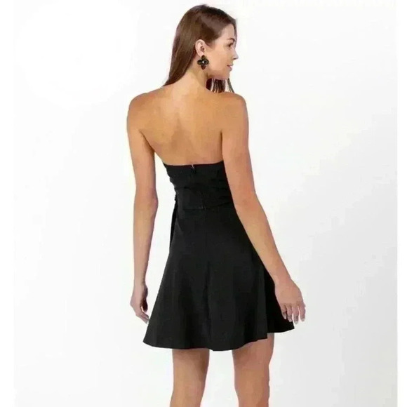 NWT | Francesa’s Edith Strapless Fit & Flare Dress | Black | Women’s Size M - Picture 3 of 9